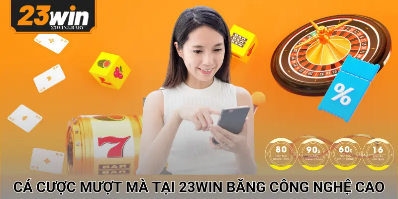 Trải nghiệm cá cược trực tuyến mượt mà tại website 23WIN