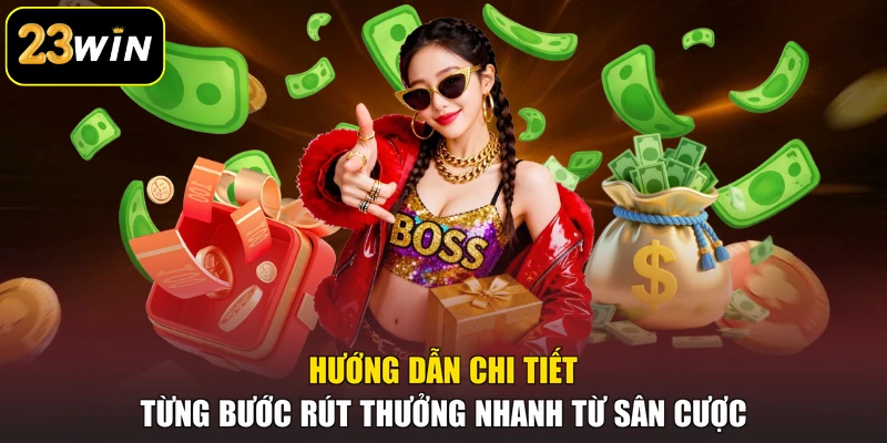 Rút tiền 23win Hướng dẫn chi tiết từng bước rút thưởng nhanh từ sân cược