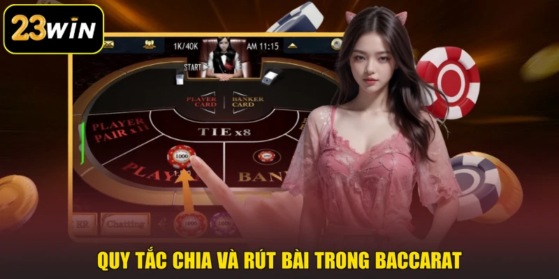 Baccarat 23win - Khám Phá Luật Chơi Và Cách Tính Điểm Quy tắc chia và rút bài trong Baccarat